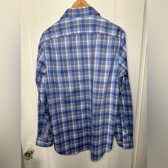 Tommy Hilfiger Slim Fit Stretch Long Sleeve Button Down 16 34/35 Large - Picture 4 of 13